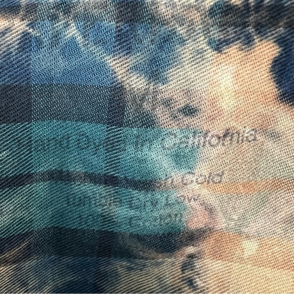 Paperback Originals Mens Button Down Bleached Plaid Size Medium EUC - Picture 7 of 9